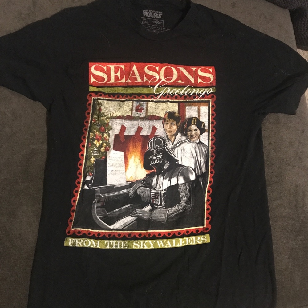 Holiday Star Wars t shirt